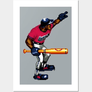 Baseball Superstar - Atlanta Posters and Art
